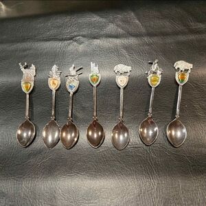 Collectible 7 Union Japan souviner spoons